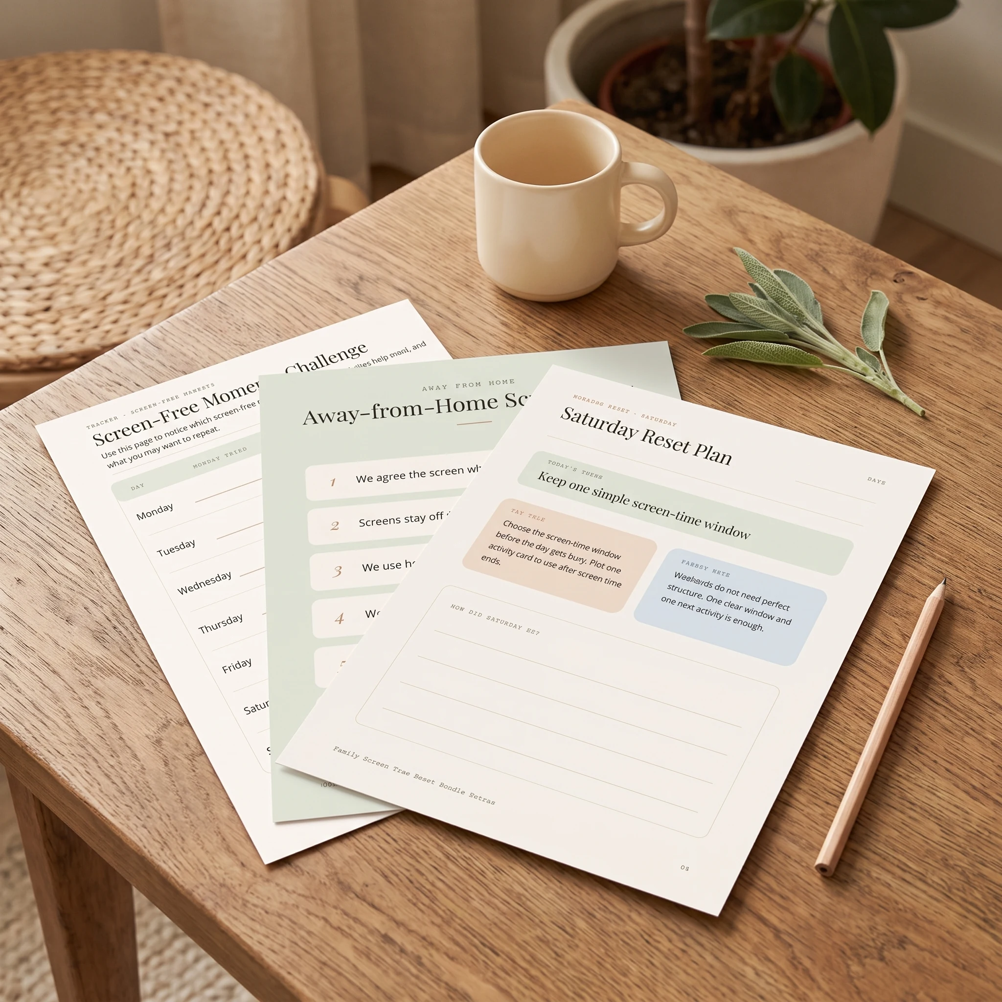 Preview of the Bundle Extras printable